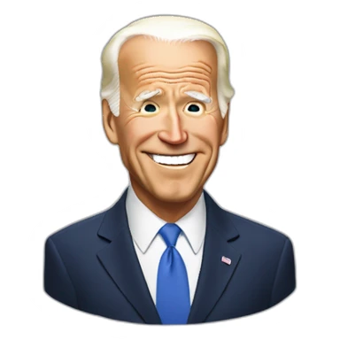 Joe biden qui tombe sticker