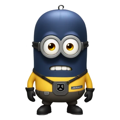 Despicable 4 character mega minion Bomb sticker