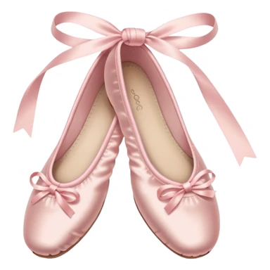 pastel pink ballet shoes sticker