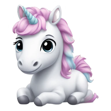 Baby unicorn sticker