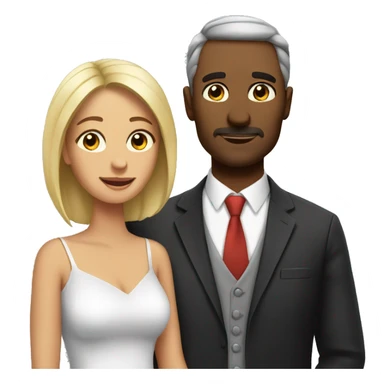 Wife husband love sticker