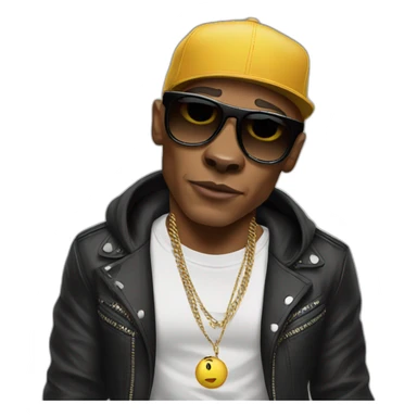 Pitbull rapper sticker