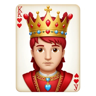 King of Hearts sticker