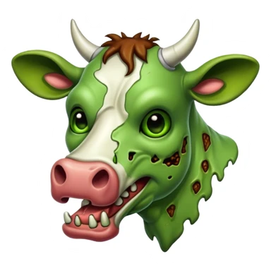 zombie cow  sticker