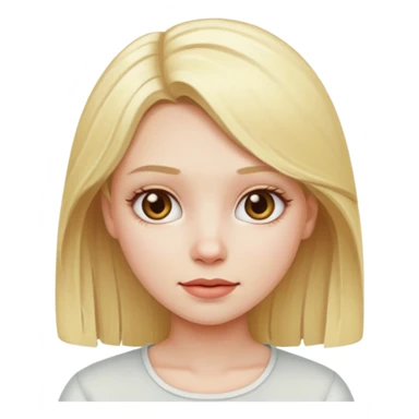 Blonde girl farting sticker