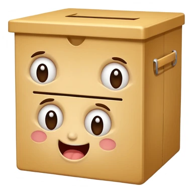 gusto ko 'yong ballot box and then may mga facial expression na masaya, malungkot, pagod, inaantok, kinikilig. sticker