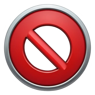 Símbolo De proibido ter buraco sticker