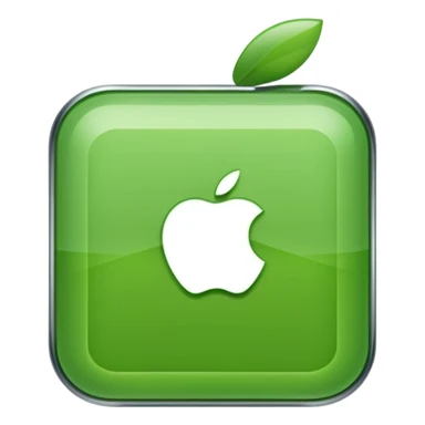 Fullbattery icon apple sticker