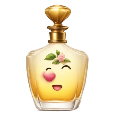 vintage perfume sticker