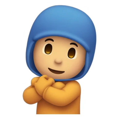 pocoyo wanting a hug sticker