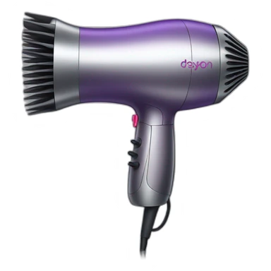 Dyson hairdryer sticker