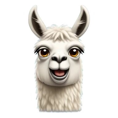 Angry lama  sticker