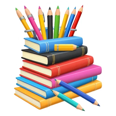 school supplies sticker