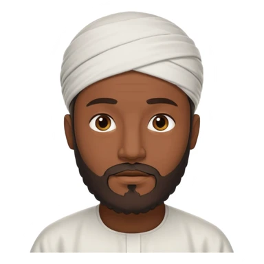 Muslim man sticker