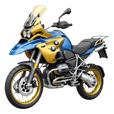 Emoji of a motorcycle BMW R1259gs trophy sticker