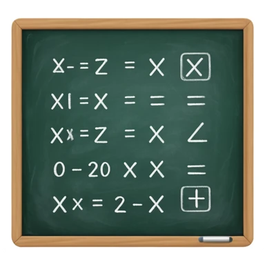 math formula on a chalkboard sticker