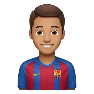 He was born at the age of 16 wearing a Barcelona shirt sticker