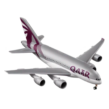 Qatar Airways air plane sticker