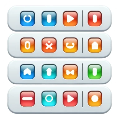 Video game graphics settings menu with toggles and sliders sticker