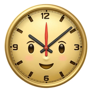 Clock it emoji sticker
