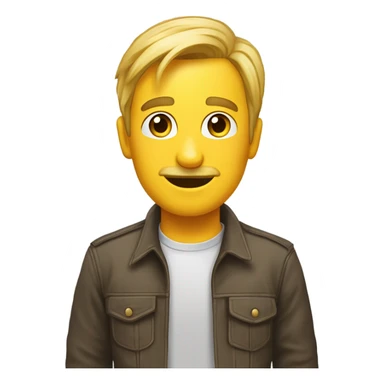 Мультяшный персонаж студент в худи ГУУ sticker