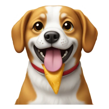 Dog eating McDonald  sticker