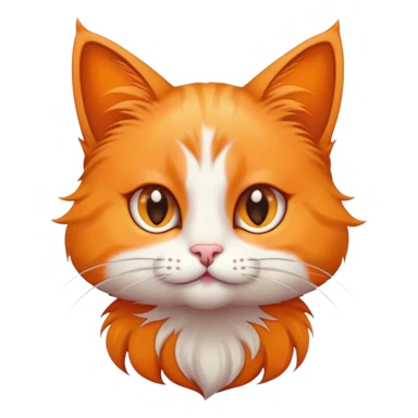 Cat with stars for its eyes sticker