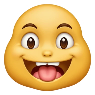 Hungry drooling emoji sticker