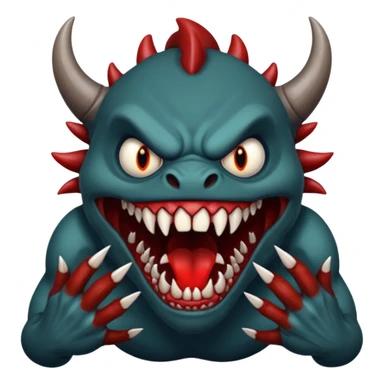 Un monstre super dangereux sanguinaires  sticker