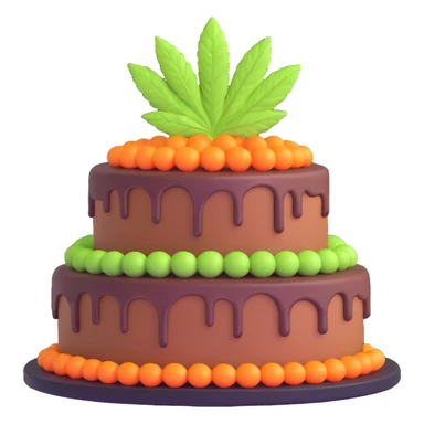 LA Kush cake sticker