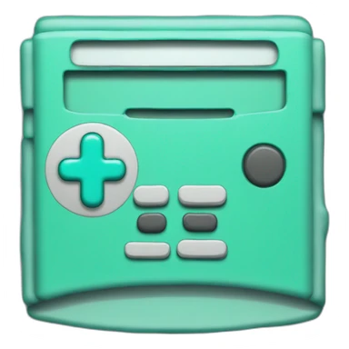 gameboy color turquoise sticker