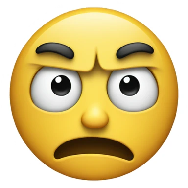 censord face with mad face sticker