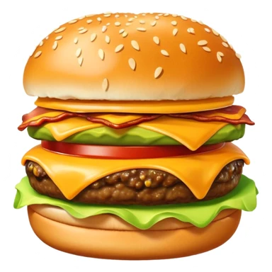 Avocado Bacon Cheeseburger  sticker
