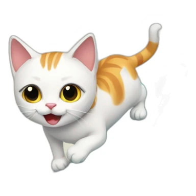 cat-surfing sticker