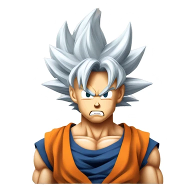 Angry super saiyan goku sticker