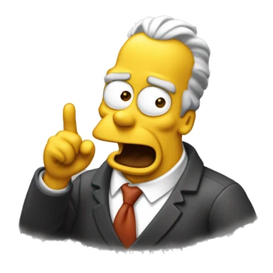 Create an emoji, which is a popular meme where simpsons charectar is yelling. It usually goes something like "old man yells at linux". sticker