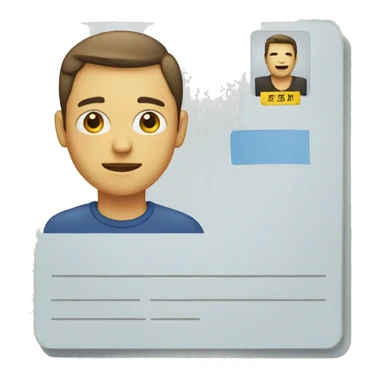 identification card sticker