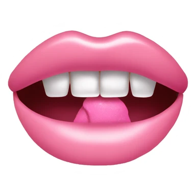  pink lipgloss sticker
