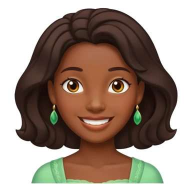 tạo cho tôi emoji công chúa tianna sticker