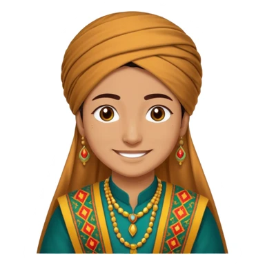 نەورۆزنەورۆزی کوردستان بە جلی کوردی sticker