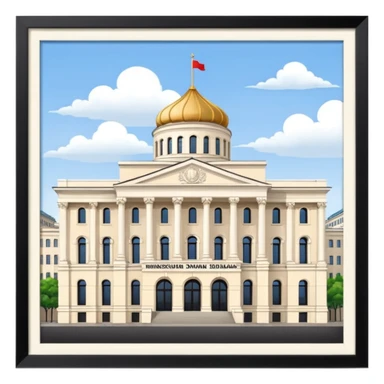 State Duma building in Moscow sticker