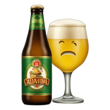 Botellín de Cerveza Alhambra 1925 sticker