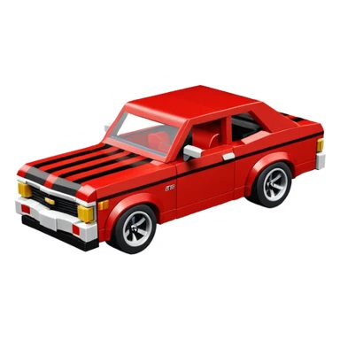 race-bred 1969 Chevy Nova SS Lego  sticker
