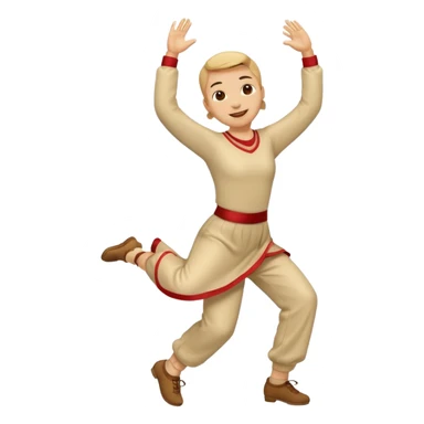 An emoji best used to describe dancing sticker