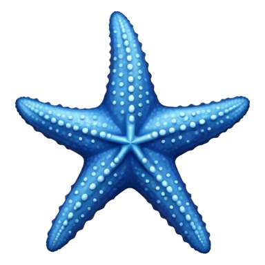 blue star fish sticker