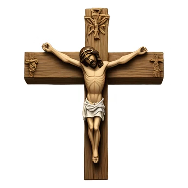 Crucifix sticker