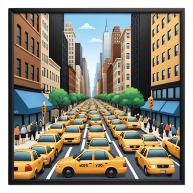 streets of New York sticker