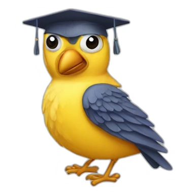 Tutor Bird sticker