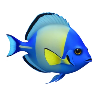 Blue tang sticker