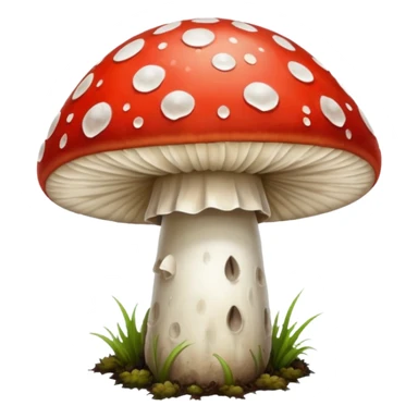 amanita muscaria in the void sticker